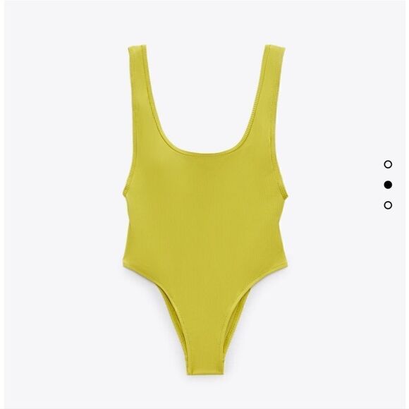 NWT BODYSUIT ZARA LIME GREEN 2022 - Picture 2 of 3